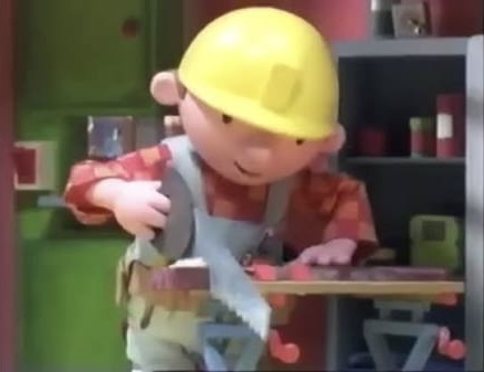 Bob der Baumeister bei der Arbeit